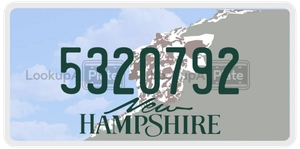 5320792 license plate in New Hampshire