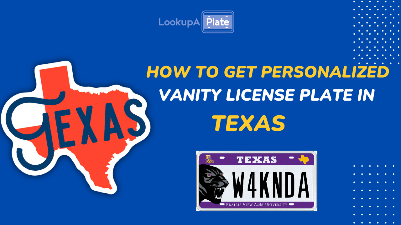 how to get vanity license plate in Texas